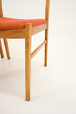 (D042) 4 Danish Modern Beech Wood Dining Chairs